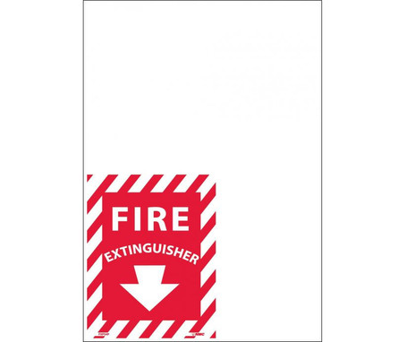 Fire Extinguisher - 5X4 - PS Vinyl - FXPS4P