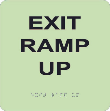 Exit Ramp Up - 8X8 - Glow Ada - GADA103BK