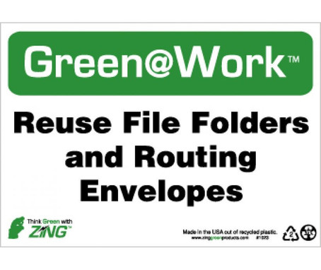 Reuse File Folders And Routing Envelopes - 7X10 - Recycle Plastic - GW1023