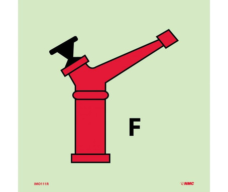 Imo - Symbol - Monitor Gun Foam - 6X6 - Glow Rigid Laminated - IMO111R