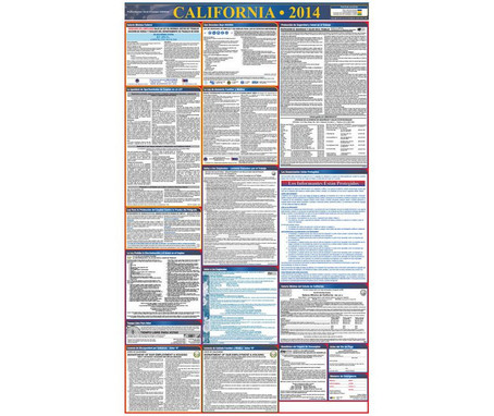 Labor Law Poster - California (Spanish) - State And Federal - LLPS-CA