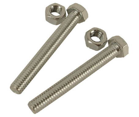 Nut And Bolt Set - Standard Each Set Contains 2 Nuts & 2 Bolts - NBS