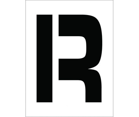Stencil - Letter R - 12" - PMC12-R
