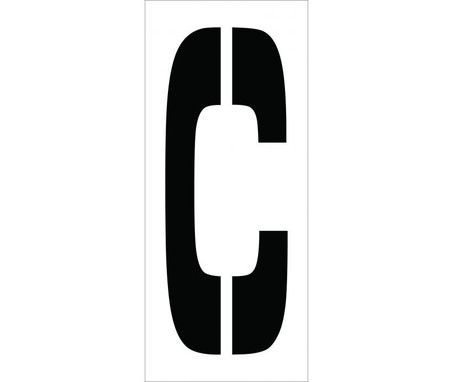 Stencil - Letter C - 24" - PMC24-C