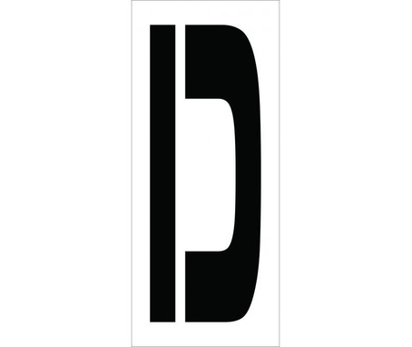 Stencil - Letter D - 24" - PMC24-D