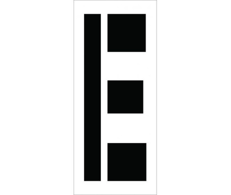 Stencil - Letter E - 24" - PMC24-E