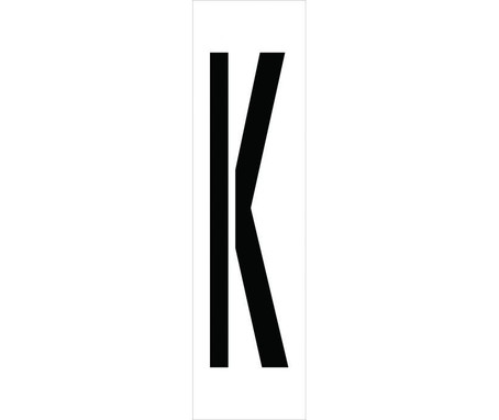 Stencil - Letter K - 36" - PMC36-K
