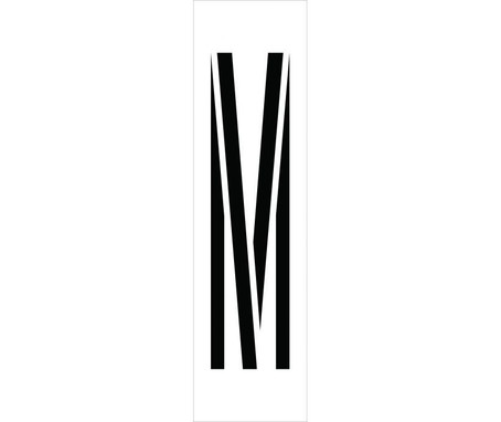 Stencil - Letter M - 36" - PMC36-M