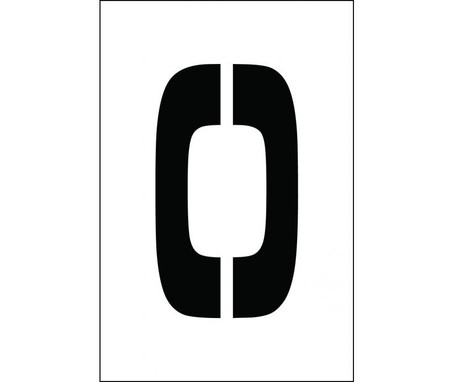 Stencil - Letter O - 4" - PMC4-O