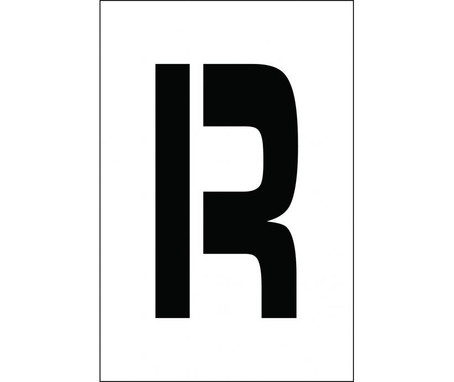 Stencil - Letter R - 4" - PMC4-R