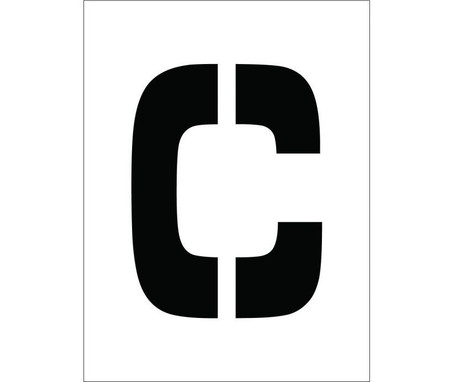 Stencil - Letter C - 8" - PMC8-C