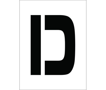 Stencil - Letter D - 8" - PMC8-D