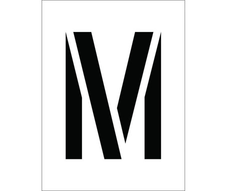 Stencil - Letter M - 8" - PMC8-M