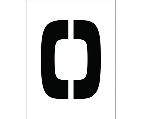 Stencil - Letter O - 8" - PMC8-O