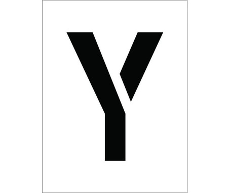 Stencil - Letter Y - 8" - PMC8-Y