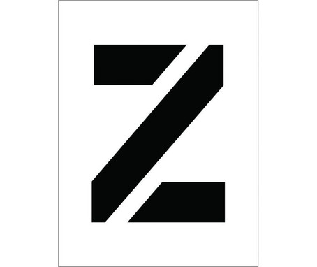 Stencil - Letter Z - 8" - PMC8-Z