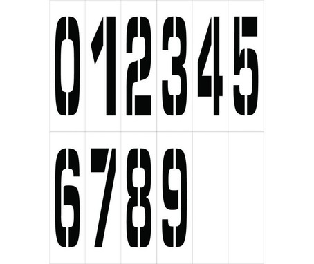 Stencil - Number Set - 0-9 - 36" - PMN36