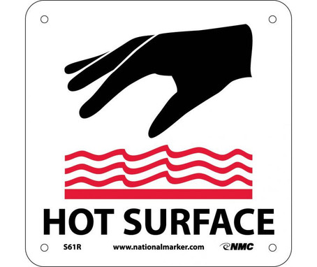Hot Surface (W/ Graphic) - 7X7 - Rigid Plastic - S61R