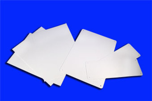Blank White - 10 X 14 - Pak 3 - Rigid Plastic - U10143RB