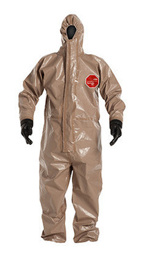 DuPont Tychem 5000 Tan Coverall - C3198T TN ATTACHED