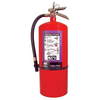 Badger Extra High-Flow 20 lb Purple K Fire Extinguisher w/ Wall Hook - 21006161