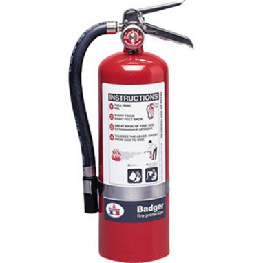 Badger Extra 5 lb BC Fire Extinguisher w/ Wall Hook - 23476