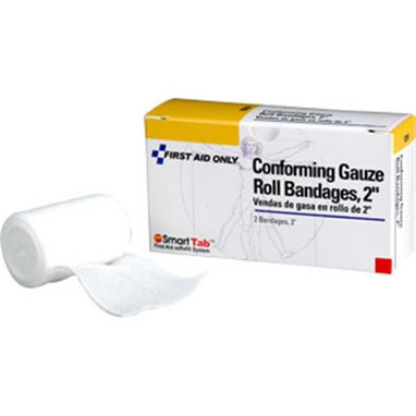 Non-Sterile Conforming Gauze Bandage (Unitized Refill), 2" x 4 yd, 2/Box - B204