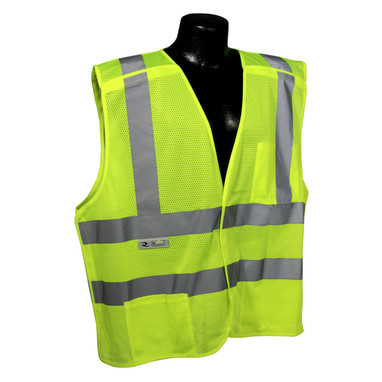 Radians Class 2 Fire Retardant Mesh Breakaway Vest - Green - SV45-2ZGM