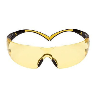 SecureFit SF403SGAF-YEL Yellow/Black Amber Scotchgard Anti-fog lens 20ea/cs