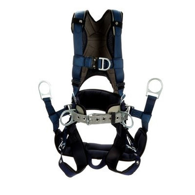 3M DBI-SALA ExoFit Plus Comfort - Style Tower Climbing Harness 1140090 - X-Small - Blue
