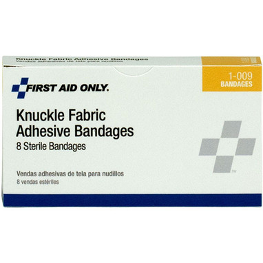 Knuckle Fabric Bandages, 1 1/2" x 3", 8/Box - 1009