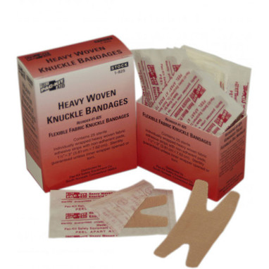 Knuckle Fabric Bandages, 1 1/2" x 3", 25/Box - 1825