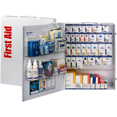 150-Person ANSI B+ XL SmartCompliance Food Service First Aid Cabinet w/o Medications - 90831