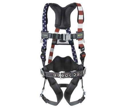 Miller AirCore Patriotic Harness with Steel Hardware