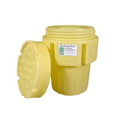 UltraTech Overpack Plus Lid Only - 65 - Yellow - 0589