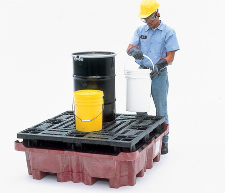 UltraTech Spill King With Flat Deck Pallet - With Drain - 0803
