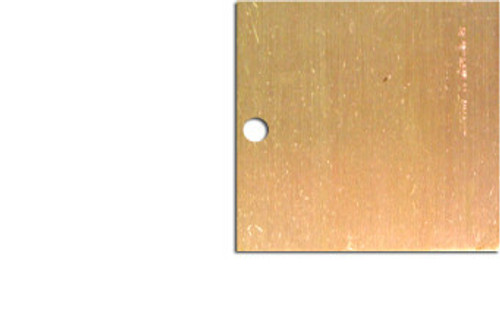 Valve Tags - Blank Square - 1.5" - .020 Aluminum - BVT5S