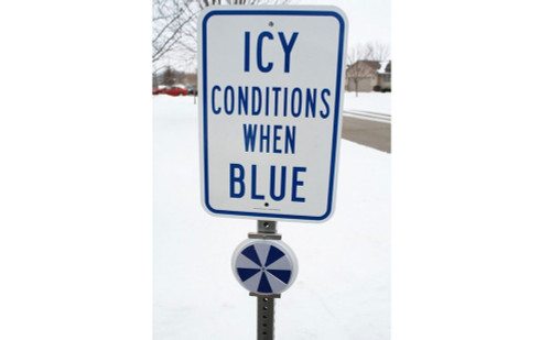 Icy Conditions Indicator Mobile Kit Freezing Temperature When Blue 1/Kit - FRW974