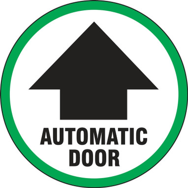 Double-Sided Door Stickers: Automatic Door 6" x 6" 1/Each - LADM201E