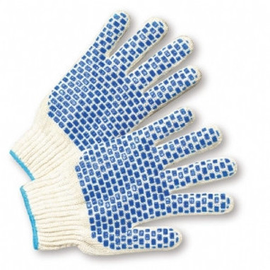 Standard Blue Block Coated Ladies Gloves- Dozen