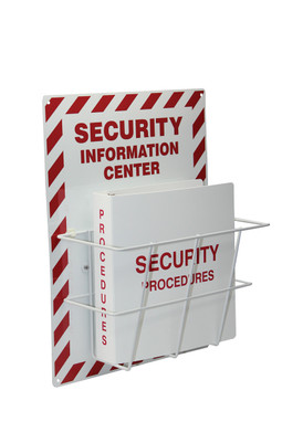 Safety Sign: Security Information Center English 20" x 15" 1/Each - EMC224