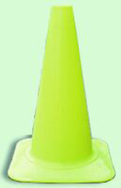 Traffic Cones: Standard (Fluorescent Yellow/Lime) 36" high - 10 lbs. 1/Each - FBC346