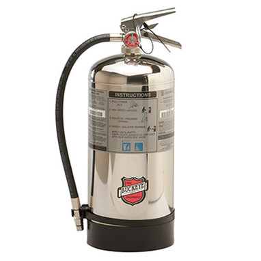 Buckeye Wet Chemical 6 L Class K Fire Extinguisher, 19 1/4"H x 9"W x 7"D, 1A:K, 1/Each - 50006BE