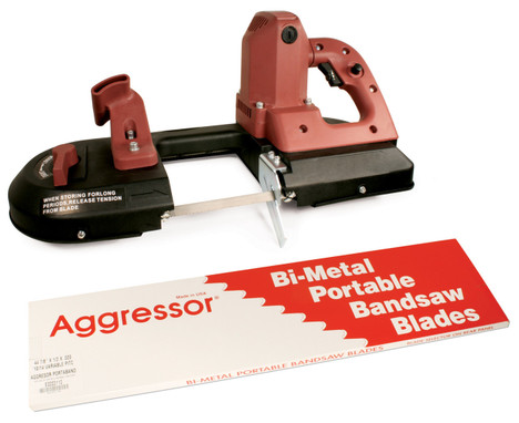 Disston Aggressor Port-A-Band Bi-Metal Portable Bandsaw Blade, Variable Pitch (AG4420), 14/18 TPI, 3/Pkg - E0102954