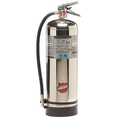 Buckeye Wet Chemical 2.5 gal Class K Fire Extinguisher, 24 1/2"H x 9"W x 7"D, 1A:K, 1/Each - 50025BE