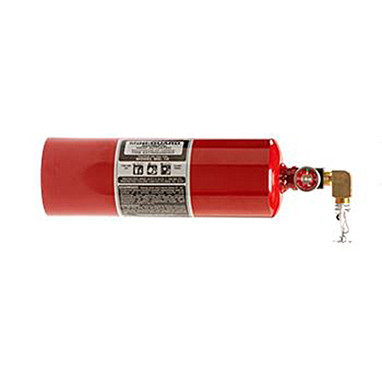 Buckeye Mini-Guard 18 lb Halotron I Fire Extinguisher, Horizontal Mount, 17 7/8"L x 7"D, 1/Each - 87105BE