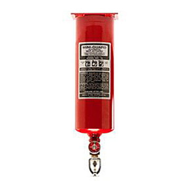 Buckeye Mini-Guard 25 lb Halotron I Fire Extinguisher, Vertical Mount, 21 7/8"L x 7 1/2"D, 1/Each - 87200BE