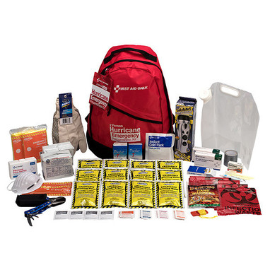 2-Person Hurricane Emergency Preparedness Kit - 91055AC - Jendco Safety ...