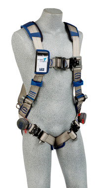3M DBI-SALA ExoFit STRATA Vest - Style Climbing Harness 1112486 - Grey - Blue - Medium