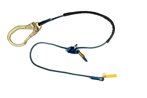 3M DBI-SALA Trigger X Tie - Back Adjustable Rope Positioning Lanyard - Single Mode 1234084 - Blue - 8ft/Case